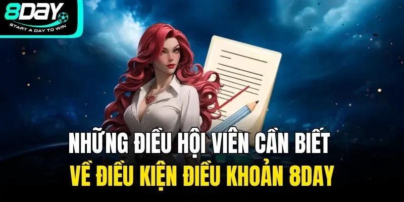 Những điều hội viên cần biết về điều kiện điều khoản 8DAY